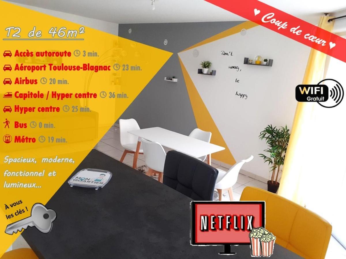 Apartamento (-; Eldorado Saint-Jacques au nord de Toulouse ;-) Exterior foto